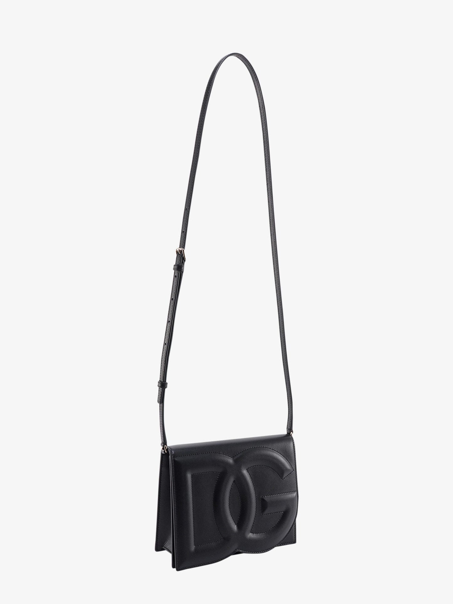 Dolce & Gabbana Woman Logo Woman Black Shoulder Bags