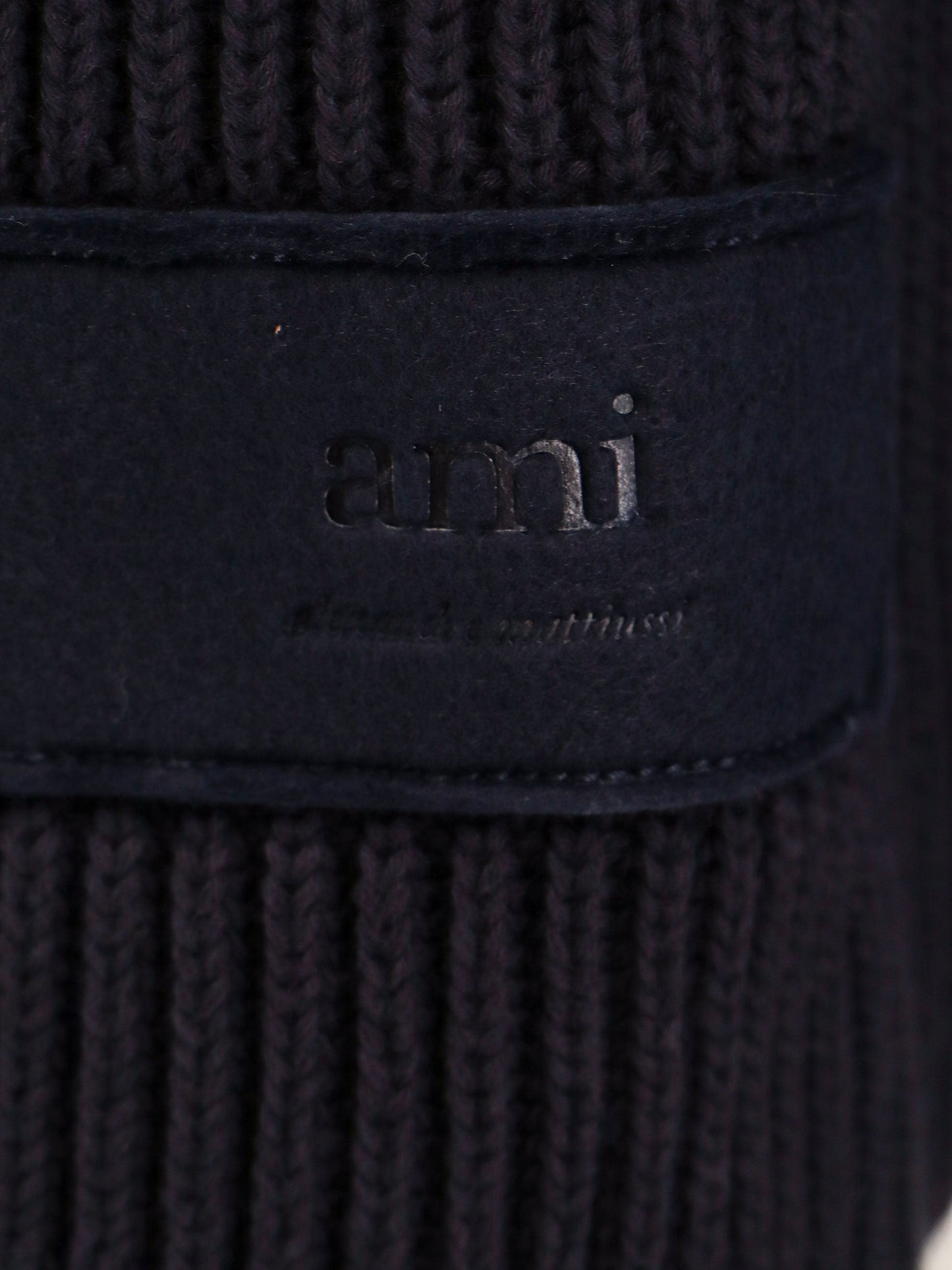 Ami Paris Man Sweater Man Blue Knitwear