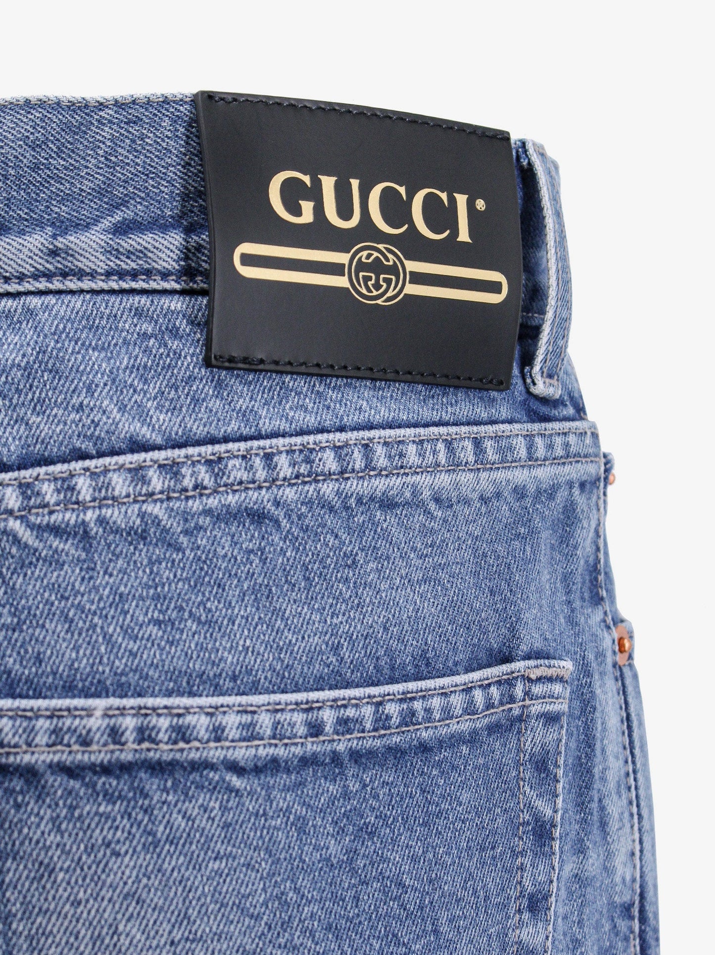 Gucci Man Jeans Man Blue Jeans