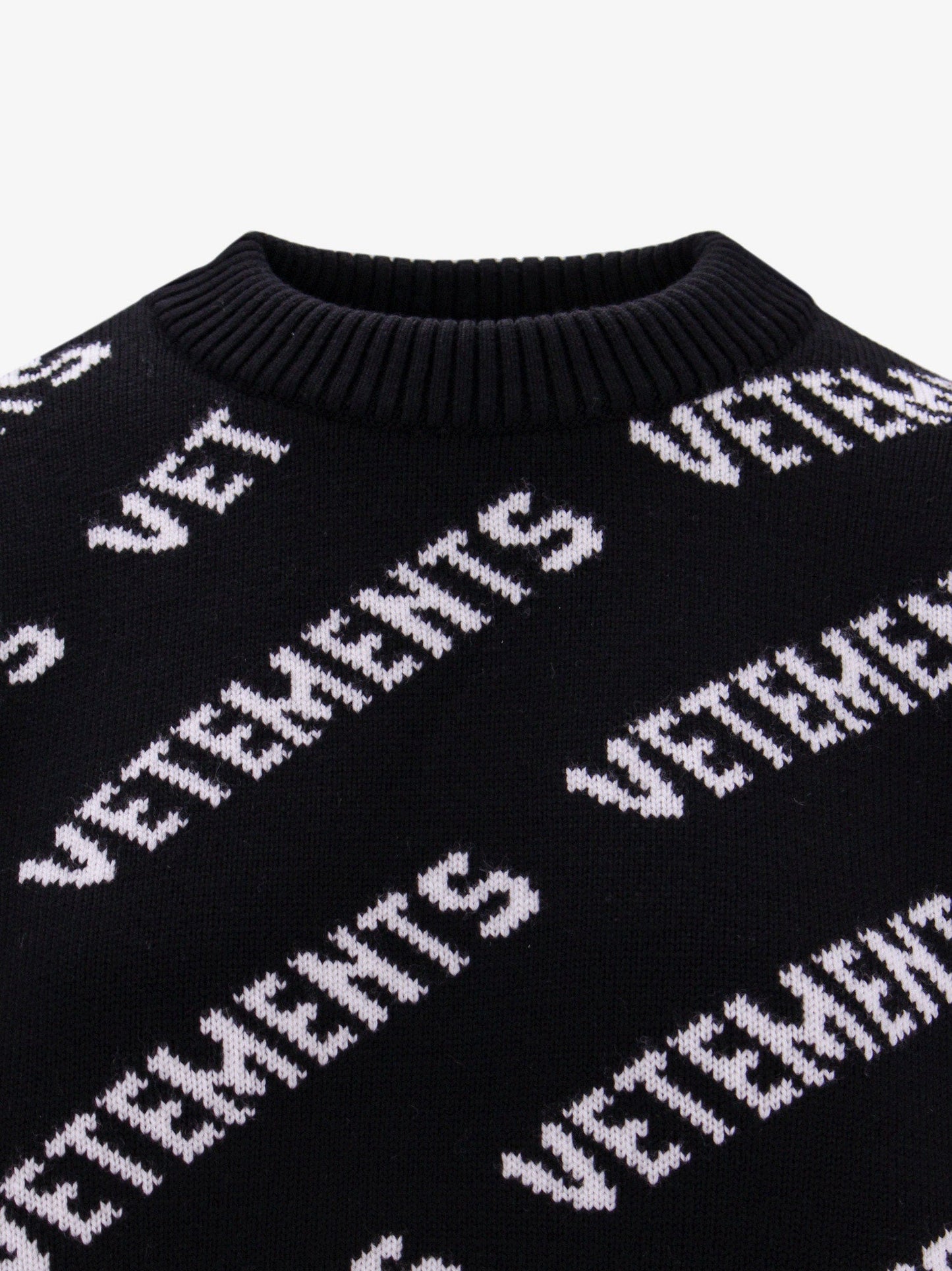 Vetements Woman Sweater Woman Black Knitwear