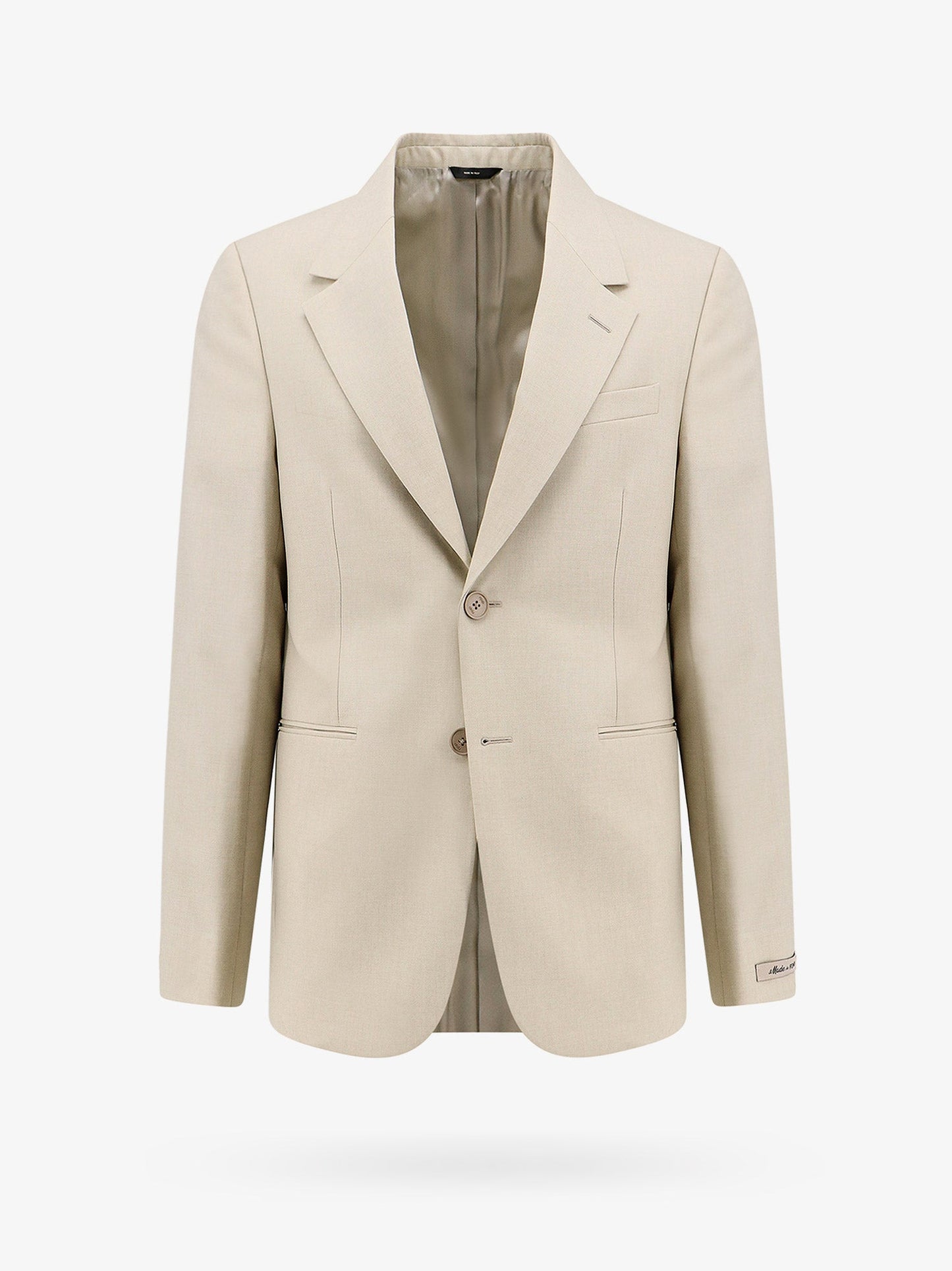 Fendi Men Fendi Beige Blazers E Vests