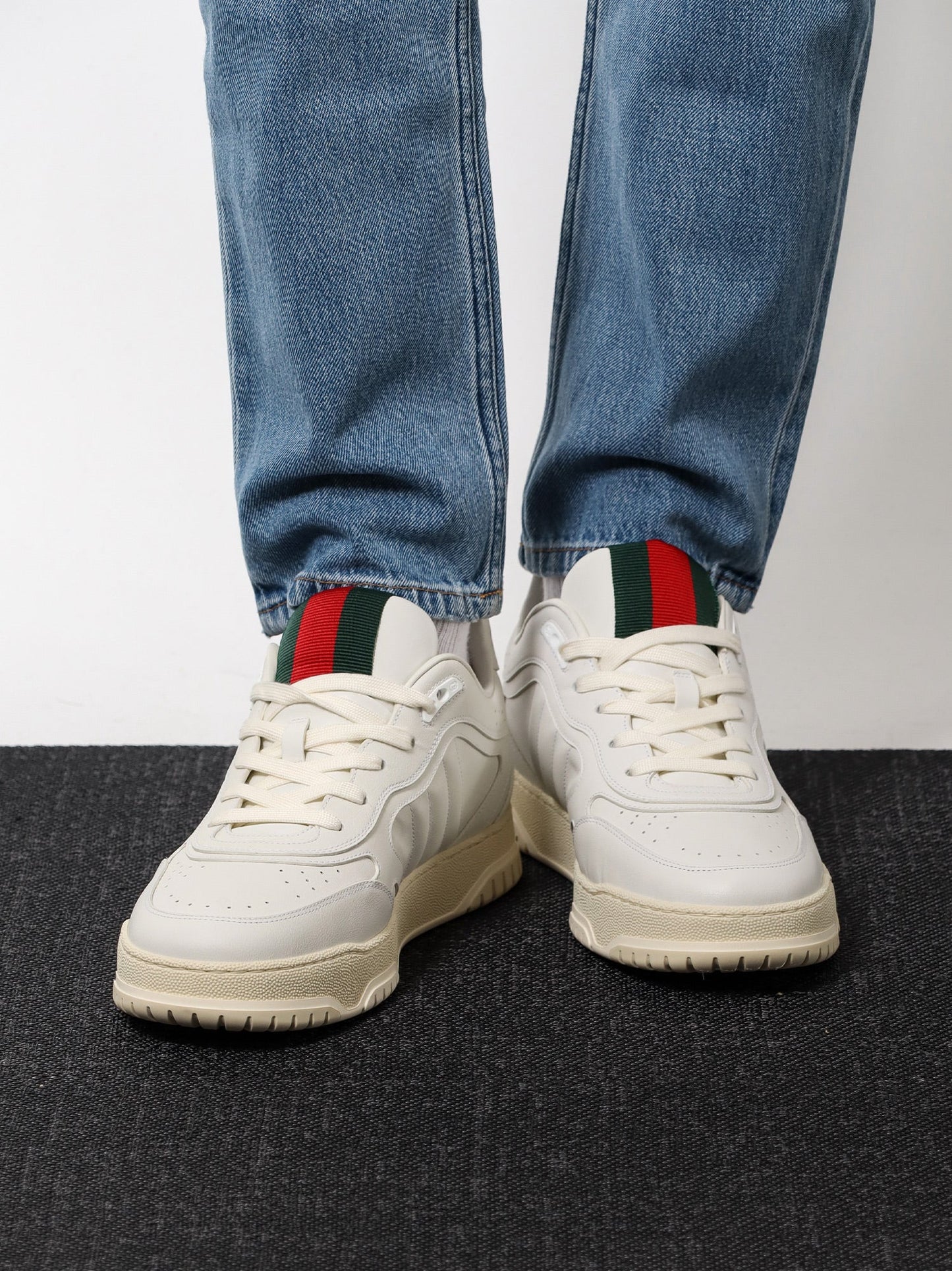 Gucci Men Gucci White Sneakers