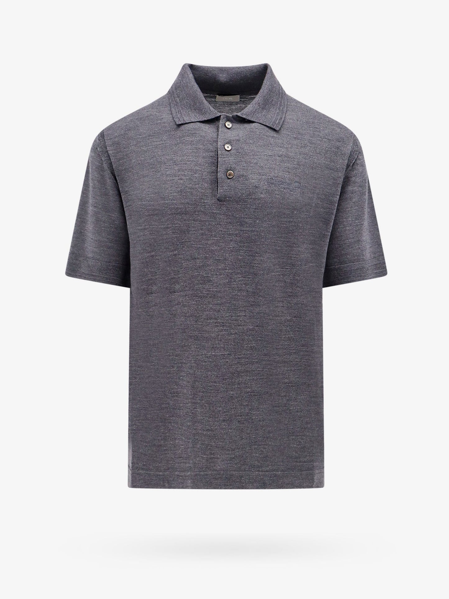 Dior Men Dior Grey Polo Shirts