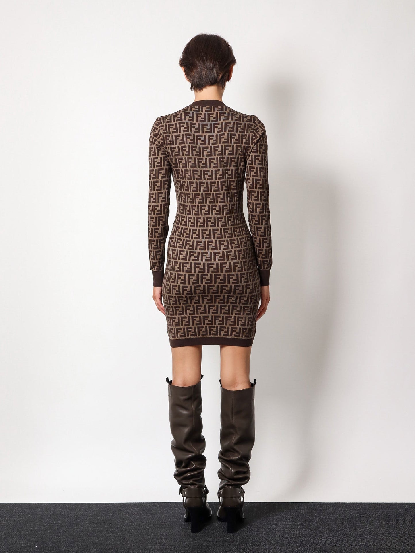 Fendi Women Fendi Brown Dresses