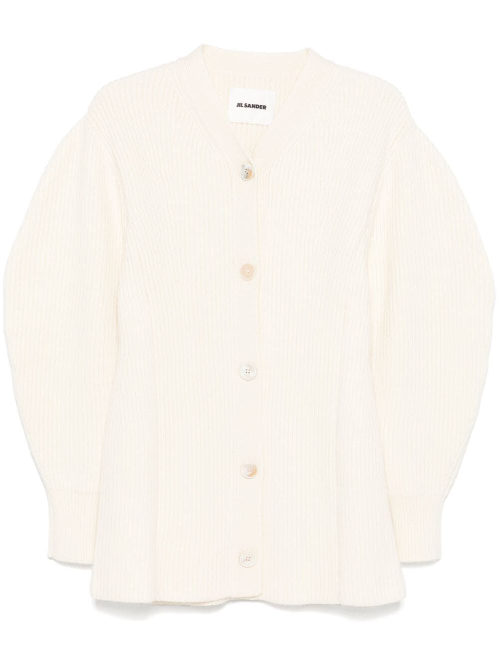 Jil Sander Women Woman`S Long Sleeves V-Neck Long Cardigan