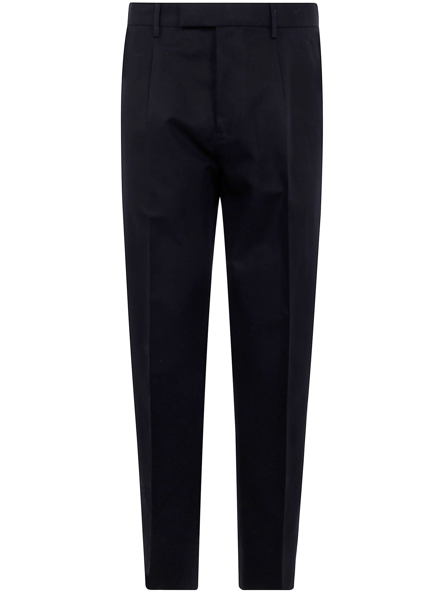 Zegna Men Cotton And Linen Pants