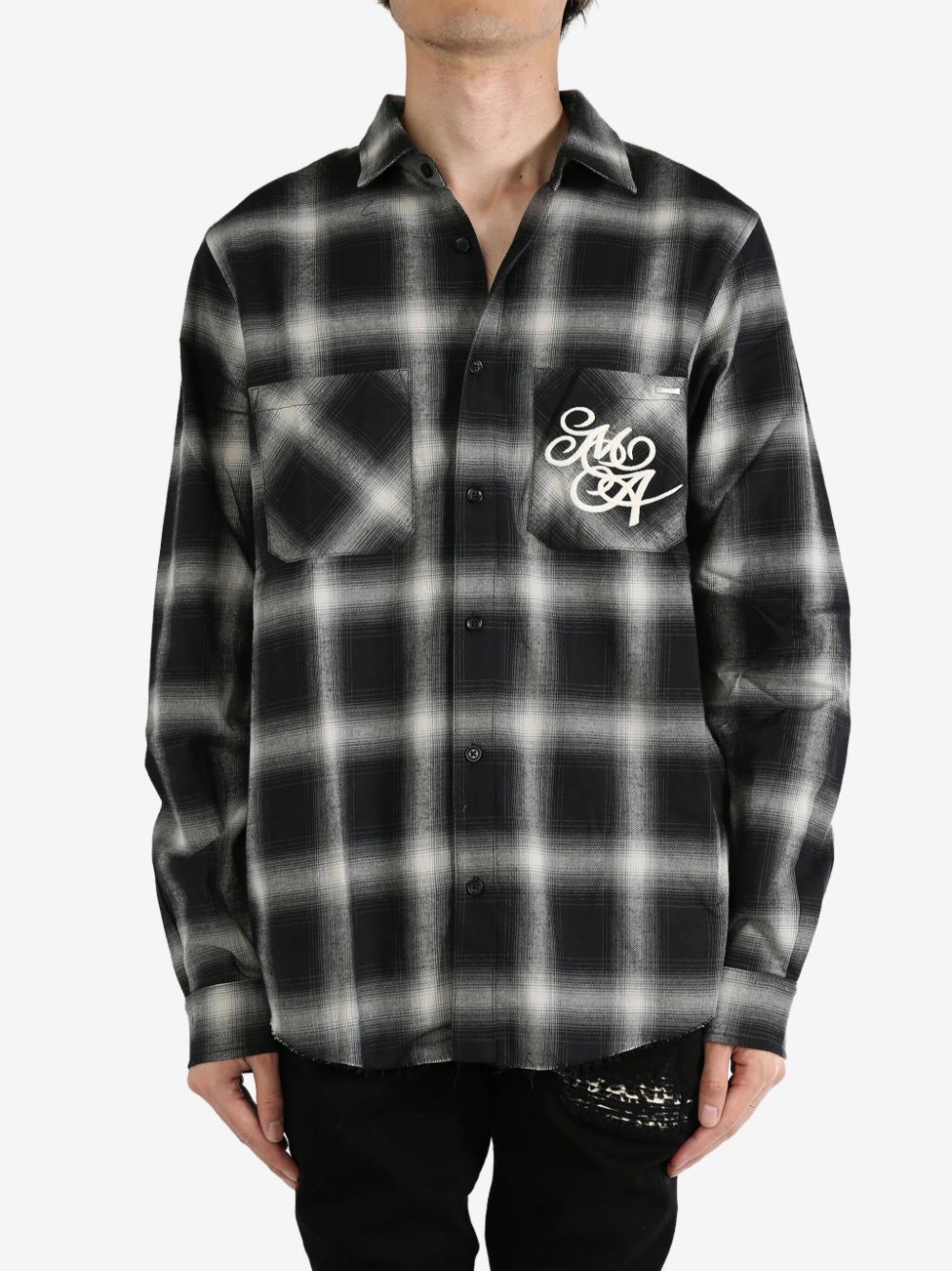 Amiri Men Amiri Swirl Flannel Shirt