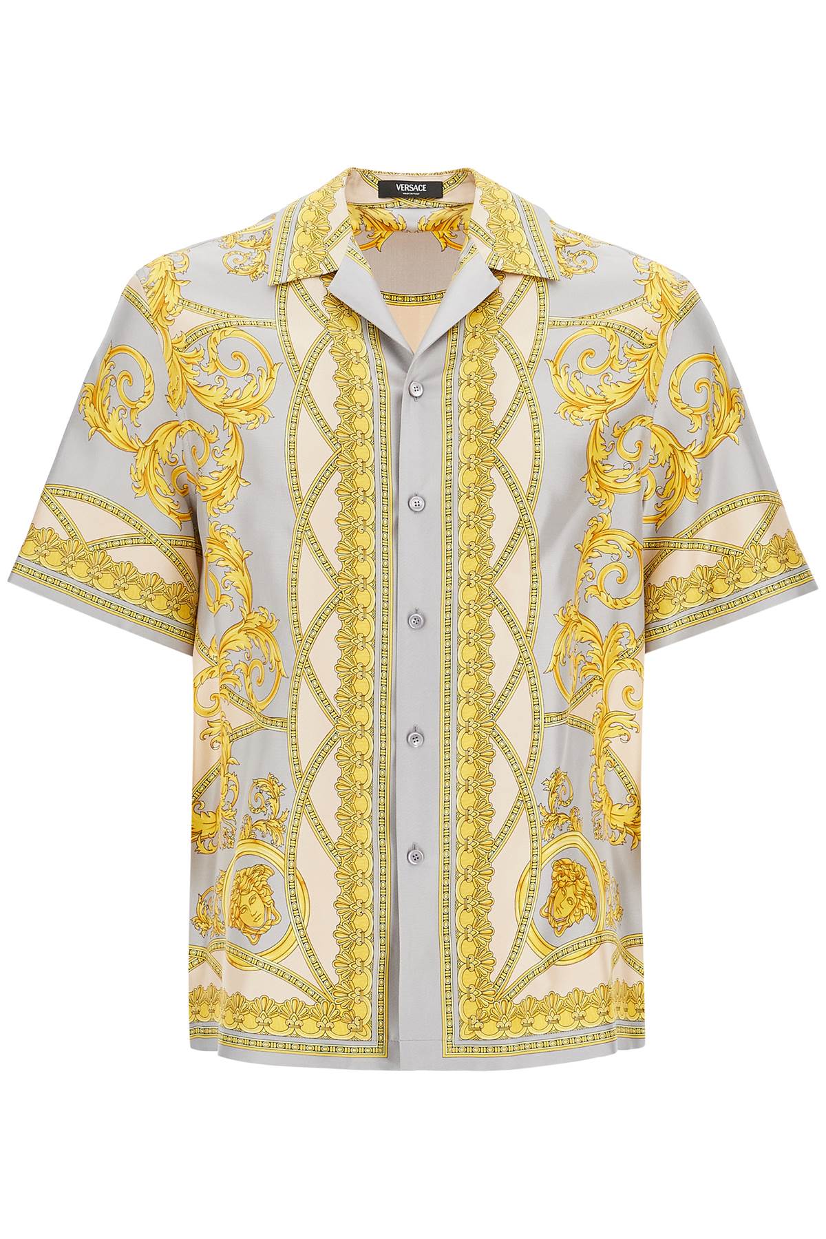 Versace 'Printed Silk Bowling Shirt From The Gods' Collection Men