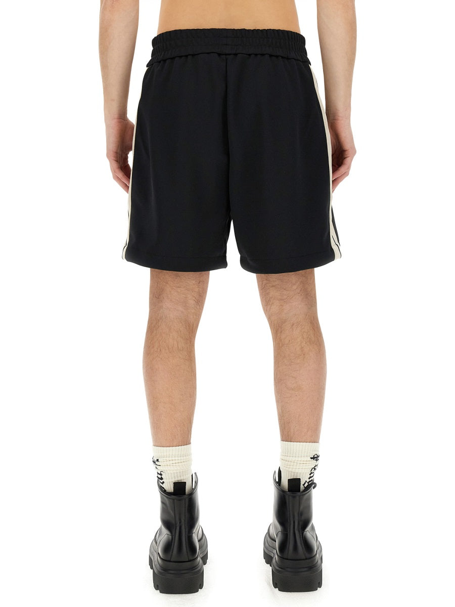 Palm Angels Men Monogram Bermuda Shorts