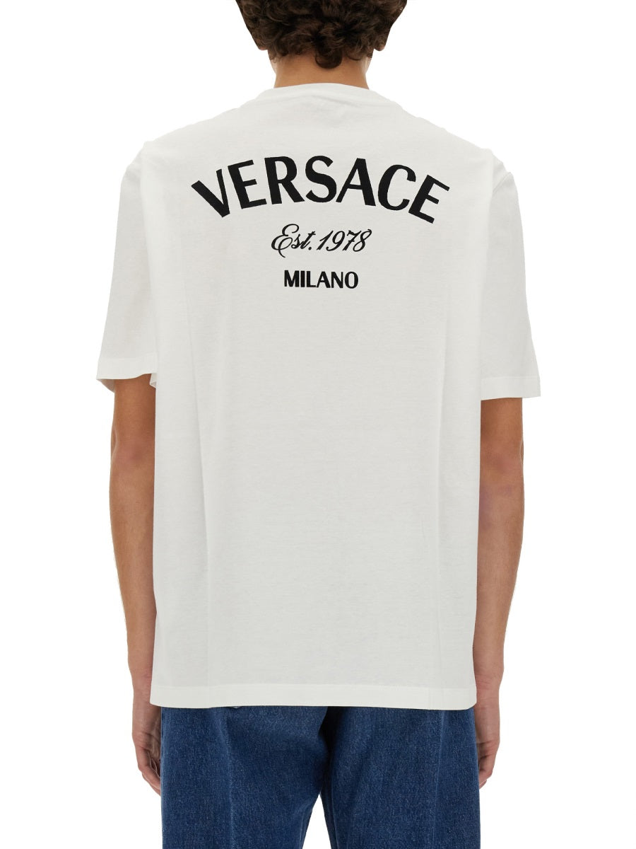 Versace Men T-Shirt With Logo