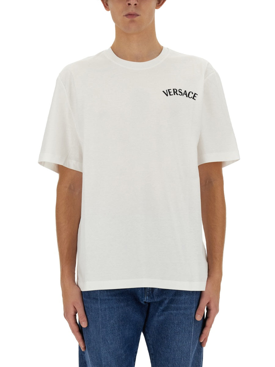 Versace Men T-Shirt With Logo