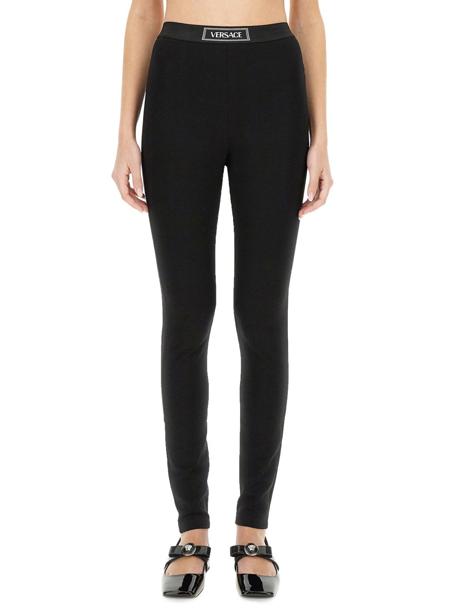 Versace Women Leggings With Logo