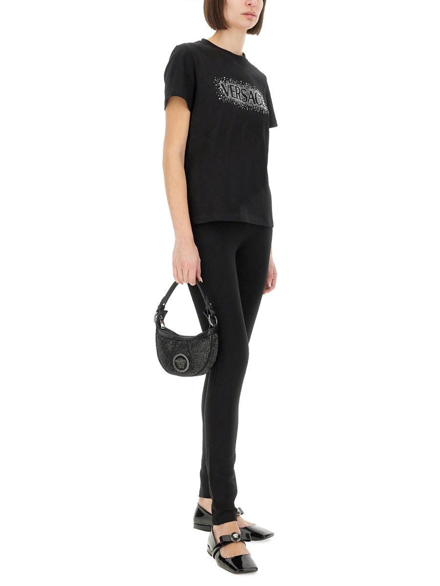 Versace Women Leggings With Logo