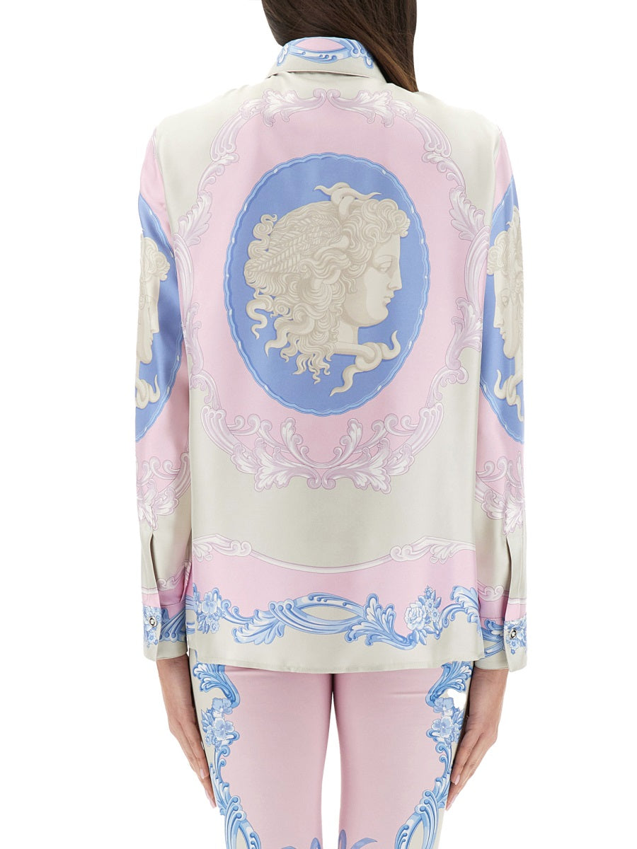 Versace Women Silk Shirt "Cameo"