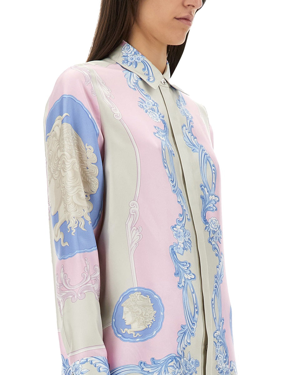 Versace Women Silk Shirt "Cameo"