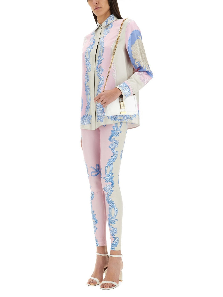 Versace Women Silk Shirt "Cameo"