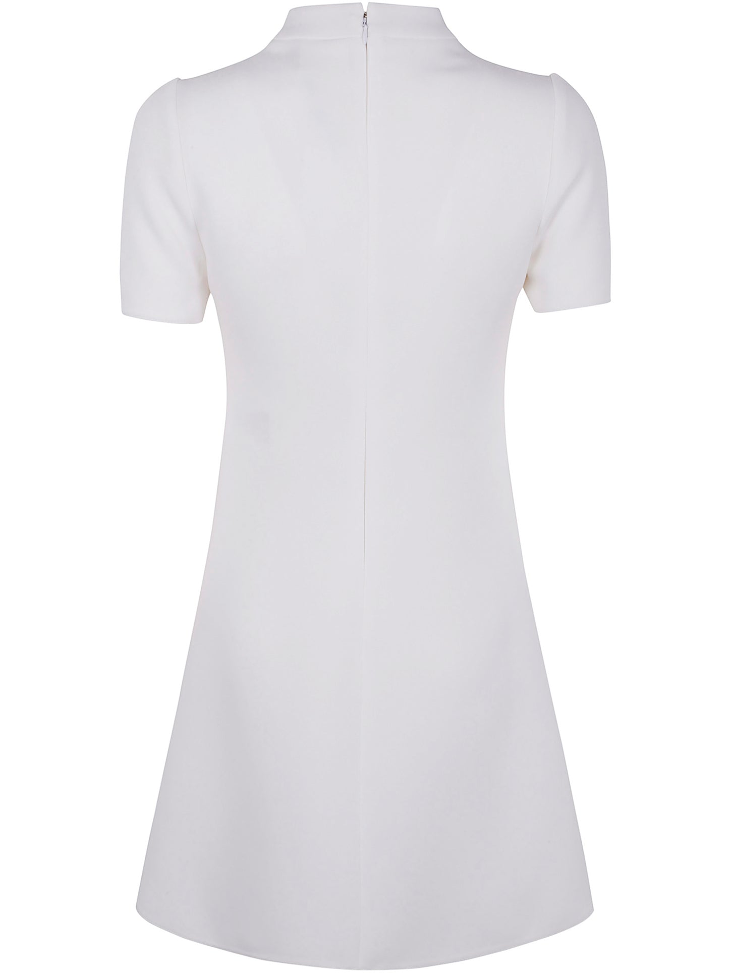 Courreges Women A-Line Dress Short Sleeves Twill