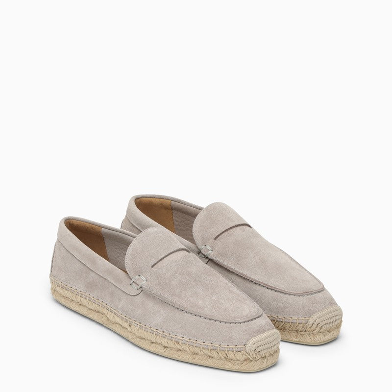 Christian Louboutin Goose-Coloured Suede Espadrilles Men