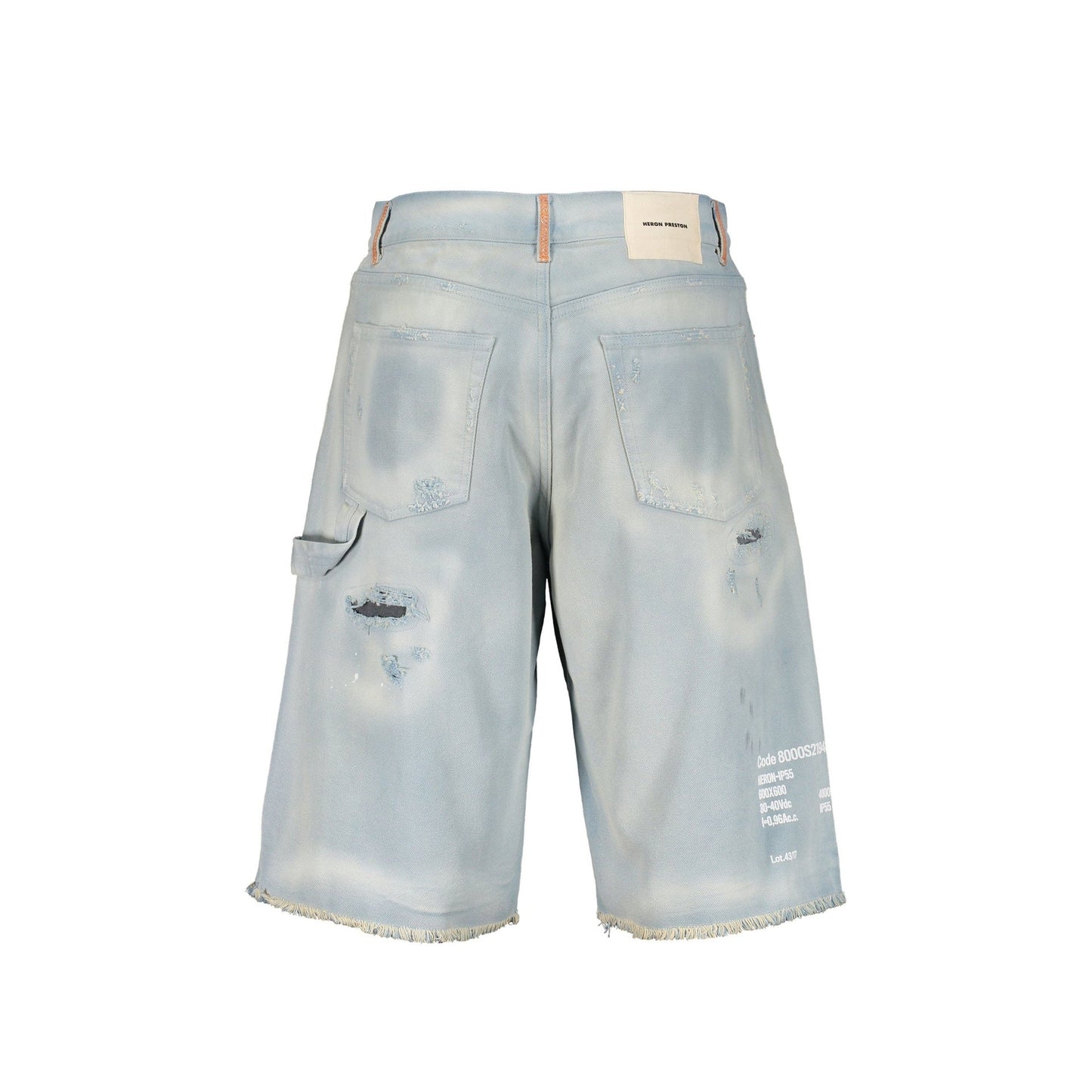 Heron Preston Denim Shorts Men