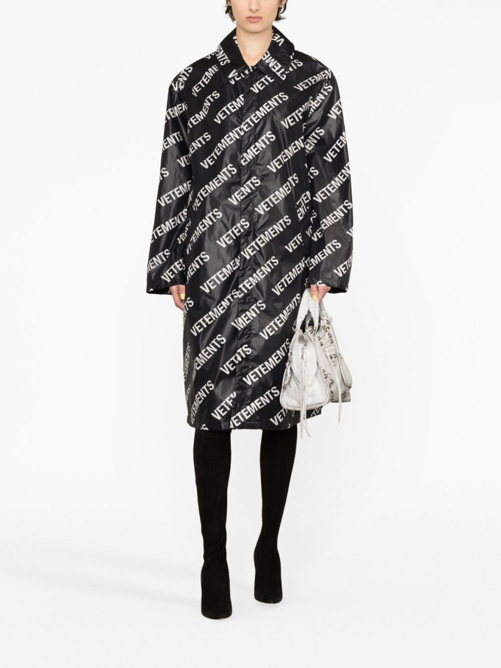 Vetements Women Monogram Raincoat