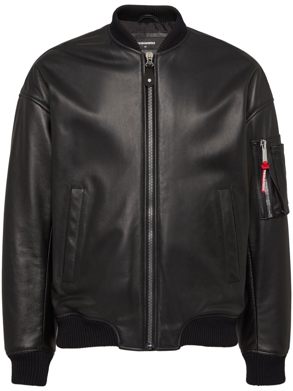 Dsquared2 Men Leather Bomber