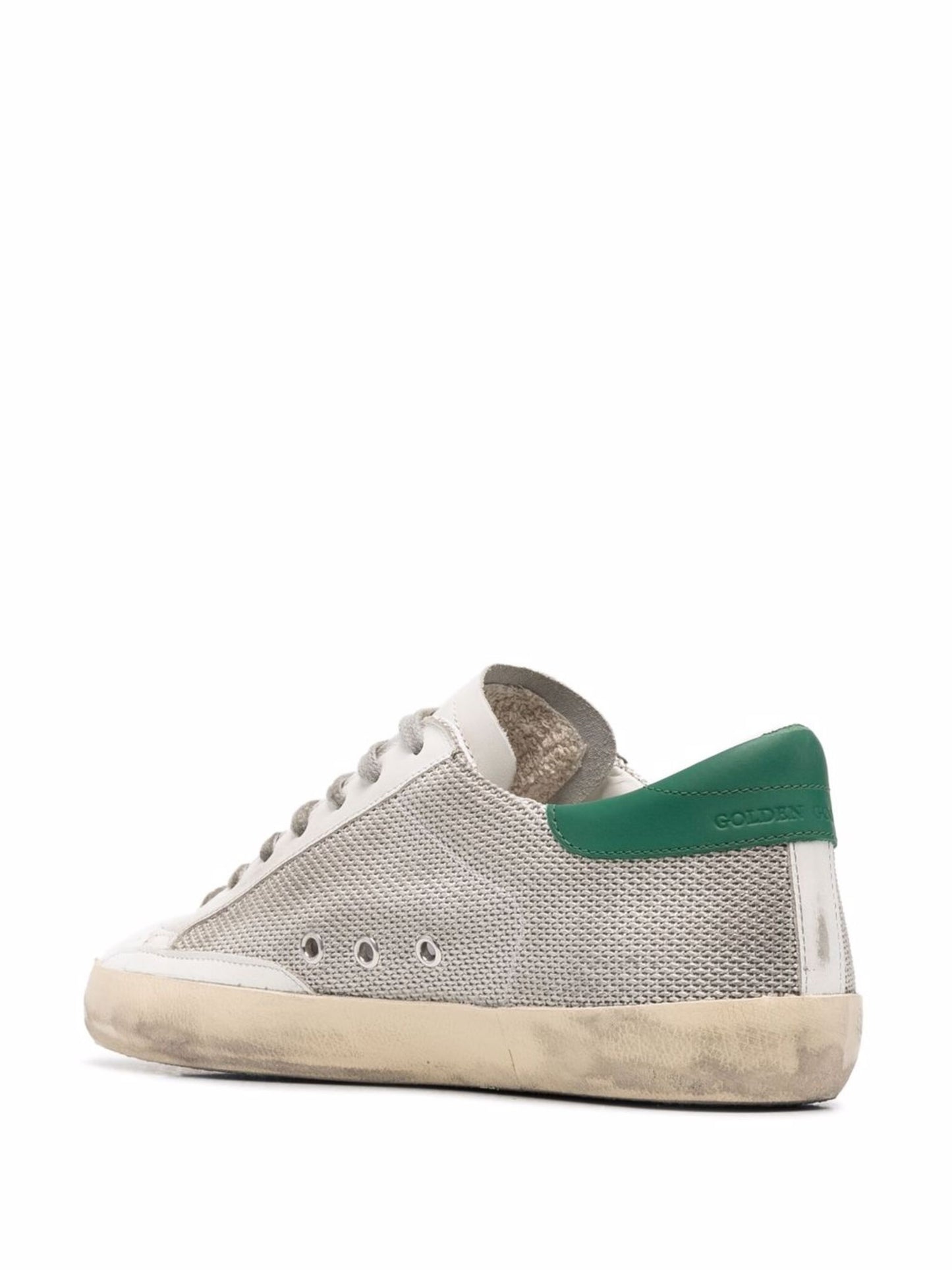 Golden Goose Men Super-Star Net Upper Forated Leather Toe Suede Star Leather Heel