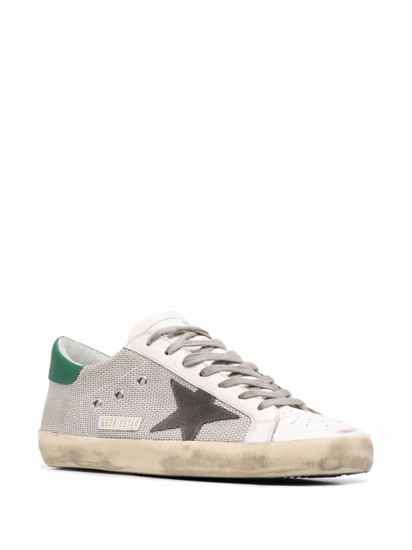 Golden Goose Men Super-Star Net Upper Forated Leather Toe Suede Star Leather Heel