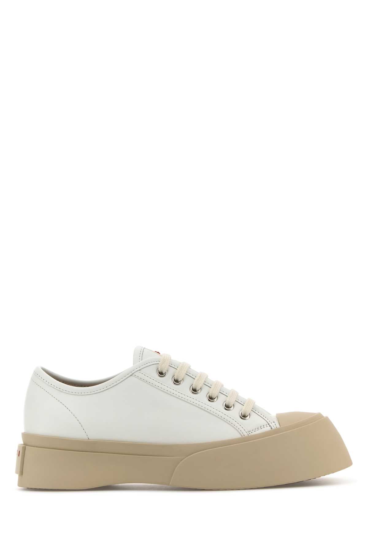 Marni Women White Leather Pablo Sneakers