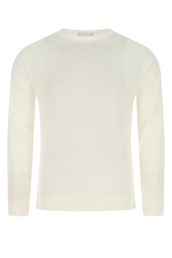 Prada Men Ivory Wool Sweater