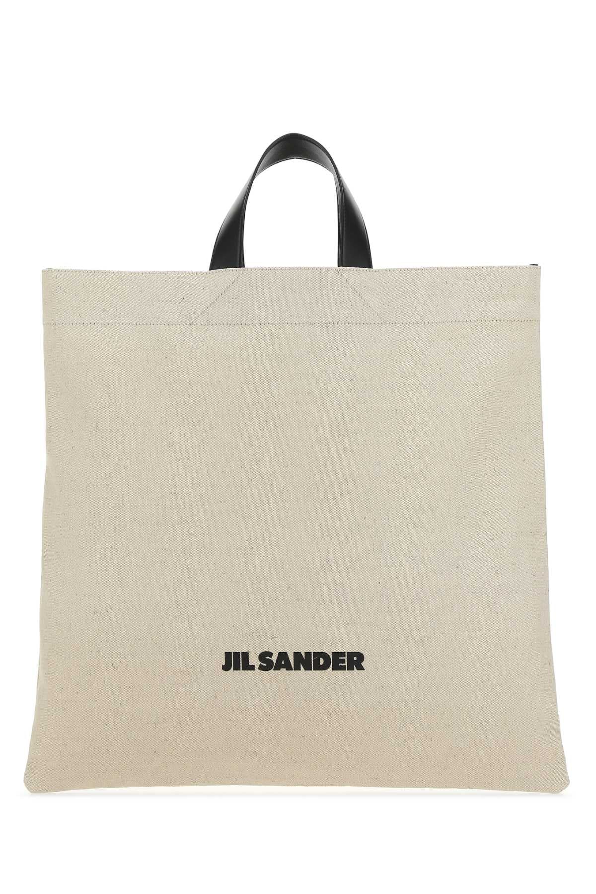 Jil Sander Men Sand Canvas Handbag