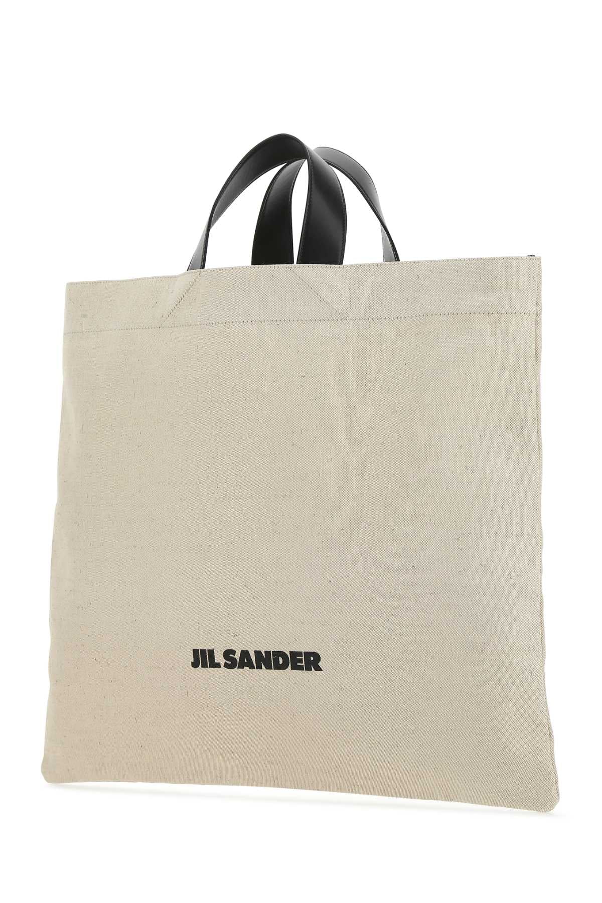 Jil Sander Men Sand Canvas Handbag