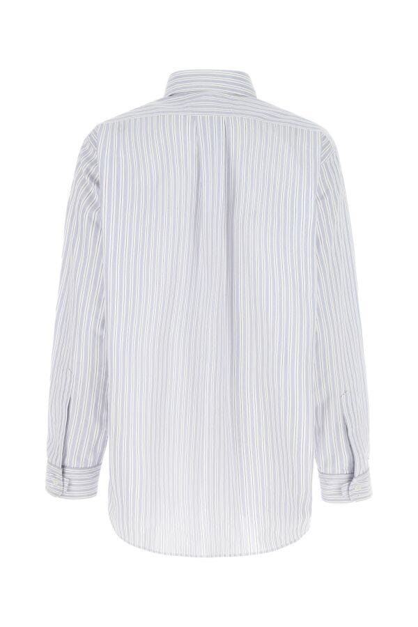 Maison Margiela Women Embroidered Poplin Oversize Shirt