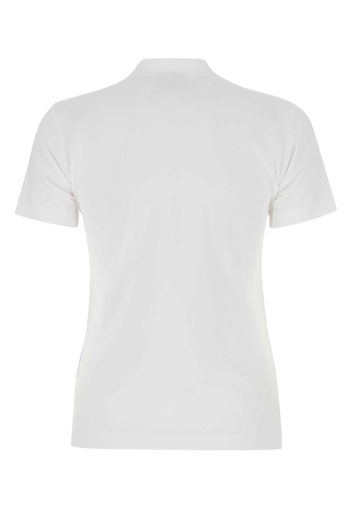 Vetements Women White Cotton T-Shirt