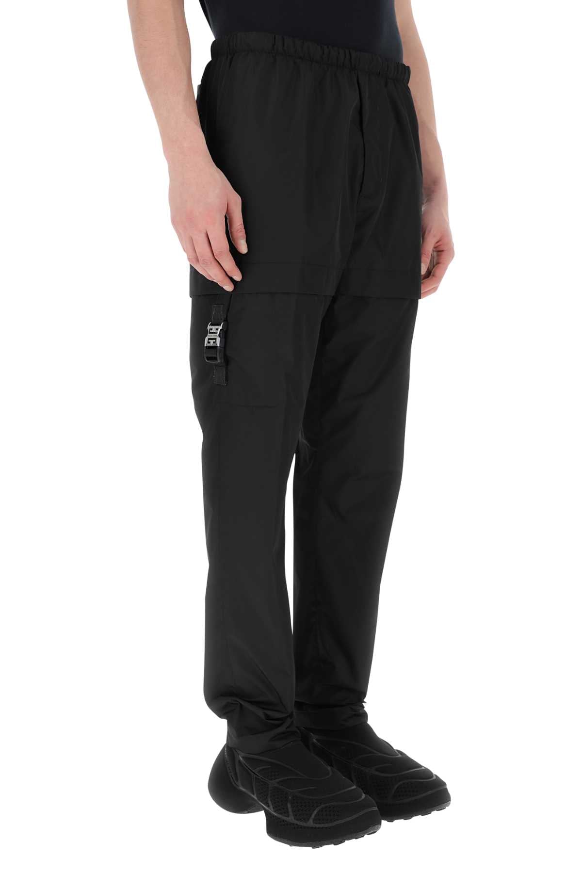 Givenchy Men Black Polyester Cargo Pant