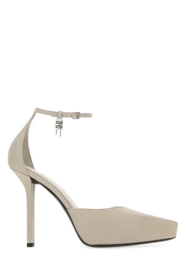 Givenchy Women Sand Leather G-Lock Pumps