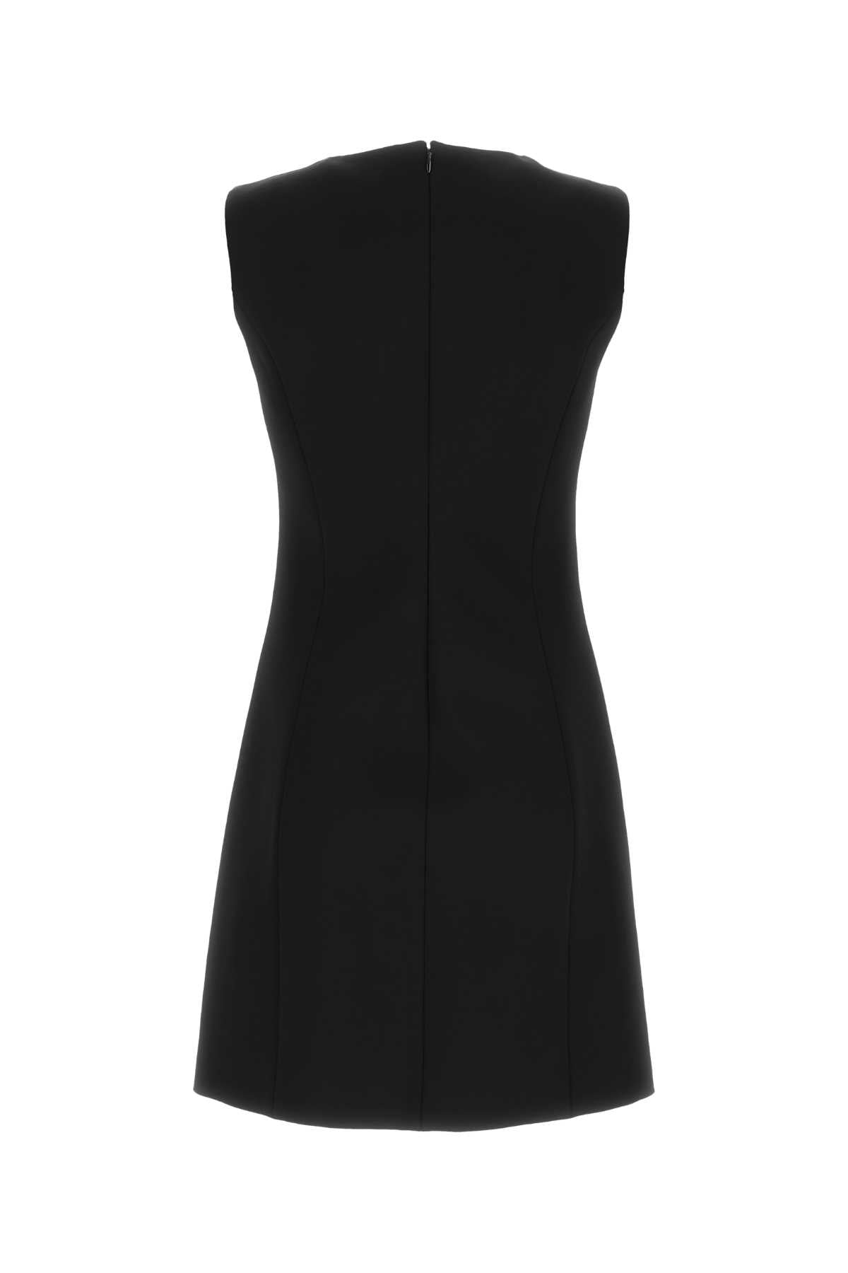 Givenchy Women Black Stretch Viscose Blend Mini Dress