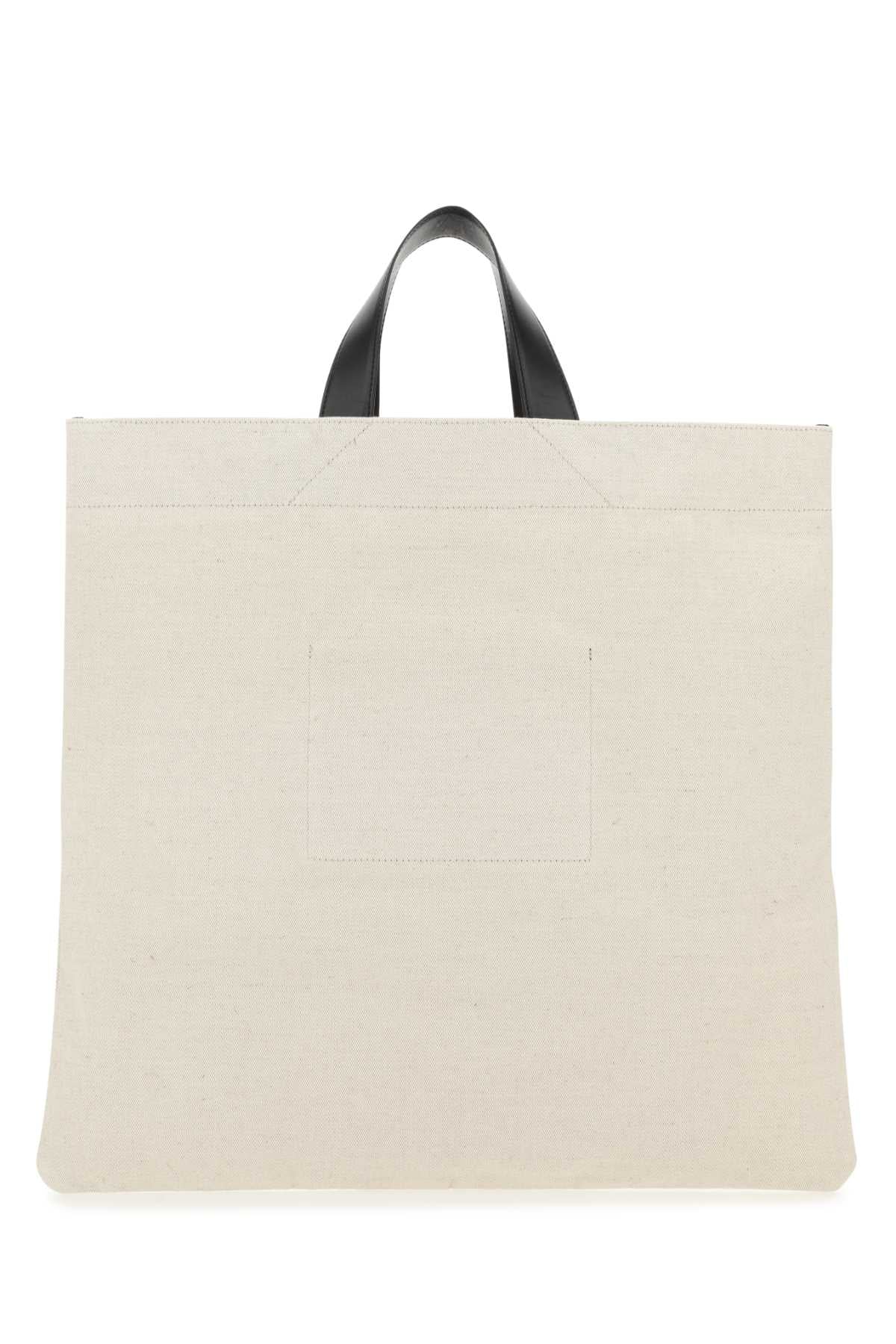 Jil Sander Women Sand Canvas Shopping Bag