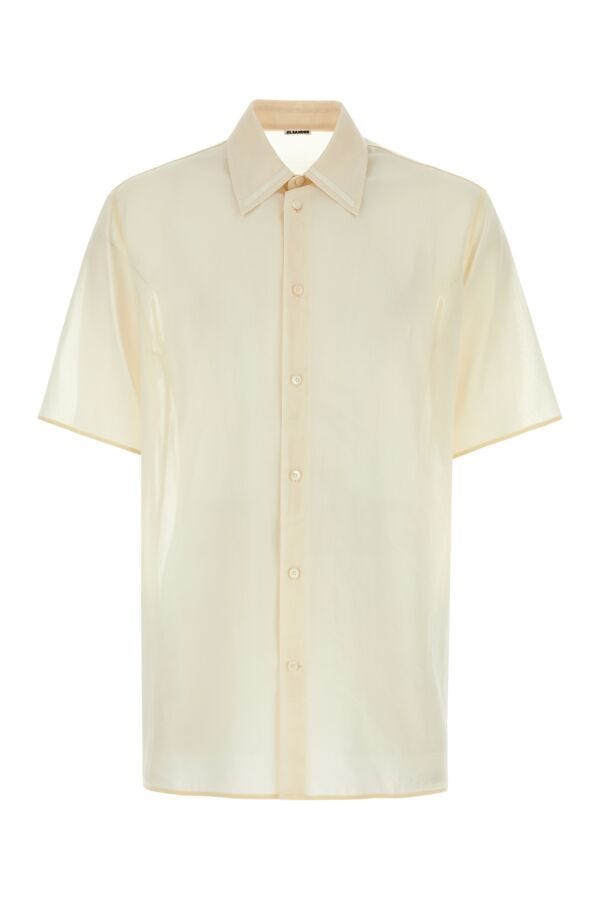 Jil Sander Men Ivory Gauze Shirt