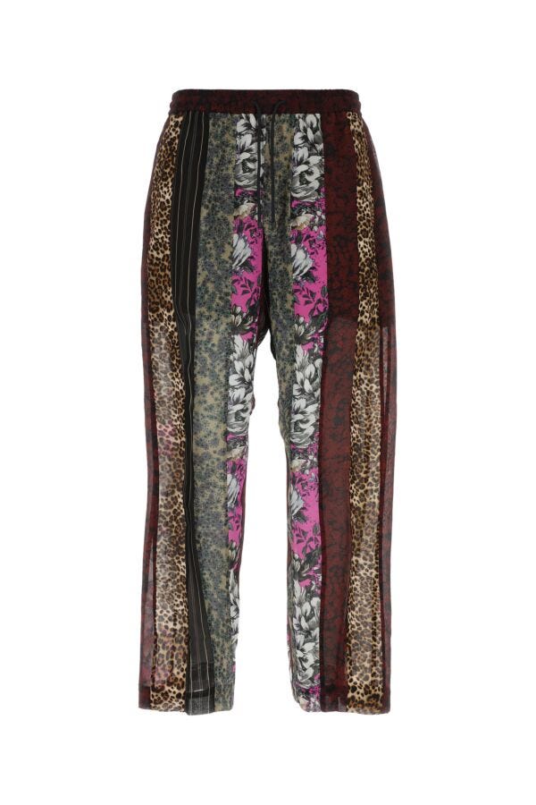 Dries Van Noten Men Priinted Viscose Pant