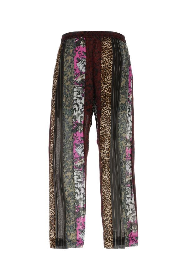 Dries Van Noten Men Priinted Viscose Pant