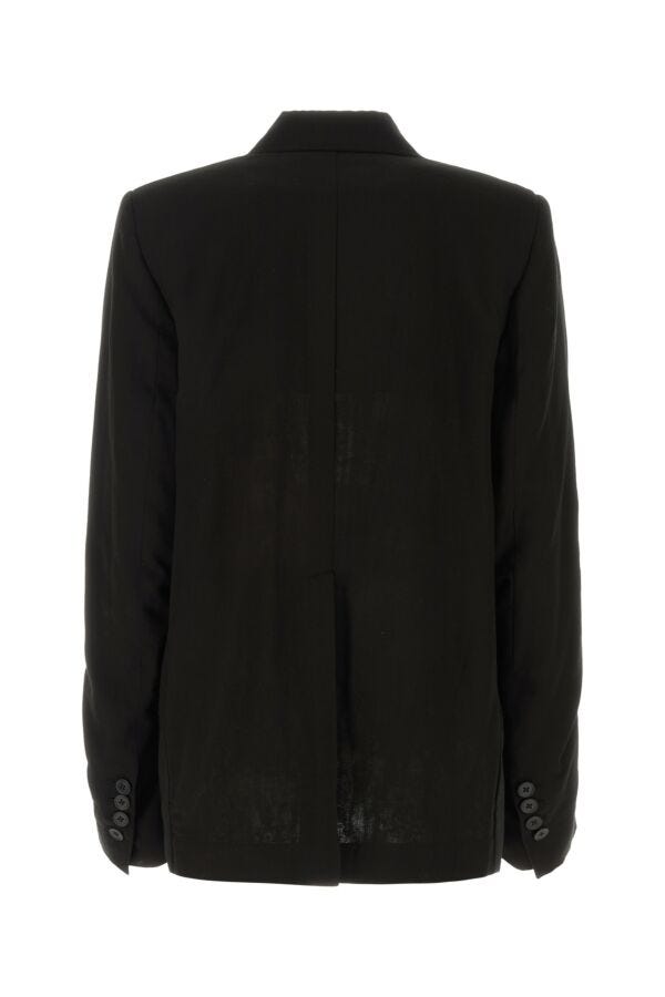 Ann Demeulemeester Women Black Cotton Renske Blazer