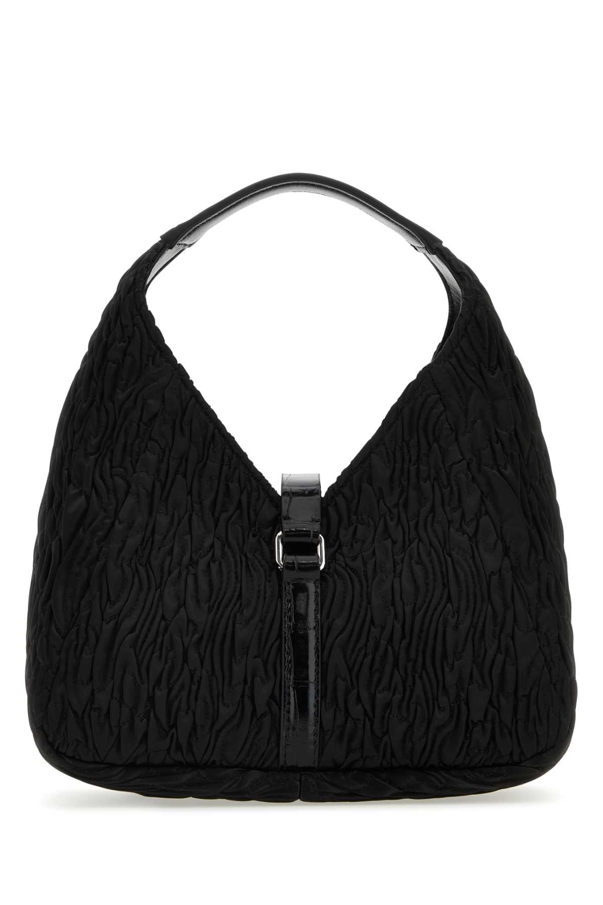 Givenchy Women Black Fabric G-Hobo Mini Handbag