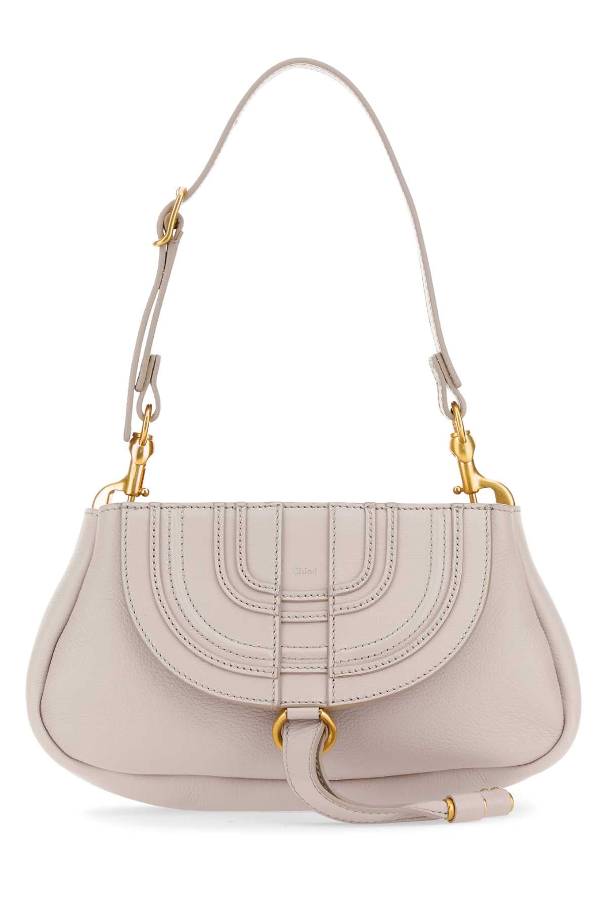 Chloe Women Light Pink Leather Small Marcie Clutch