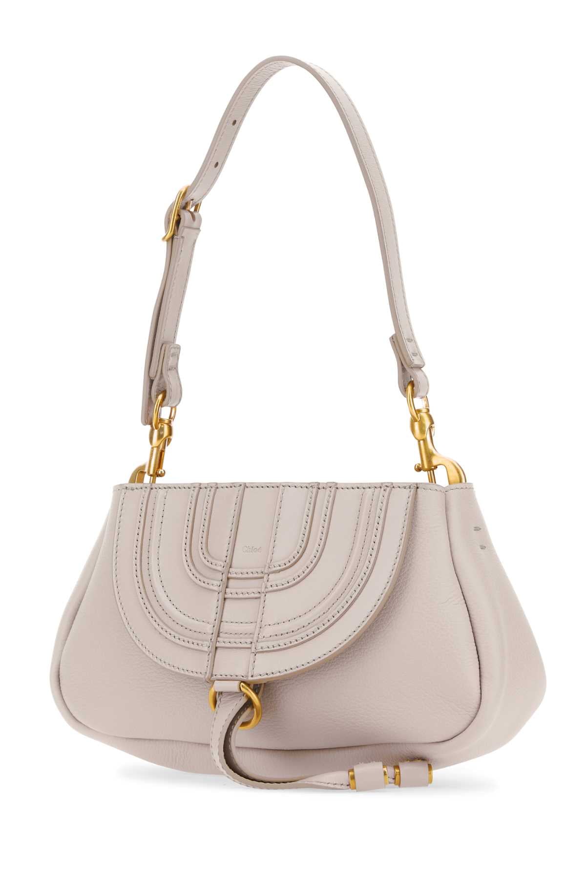 Chloe Women Light Pink Leather Small Marcie Clutch