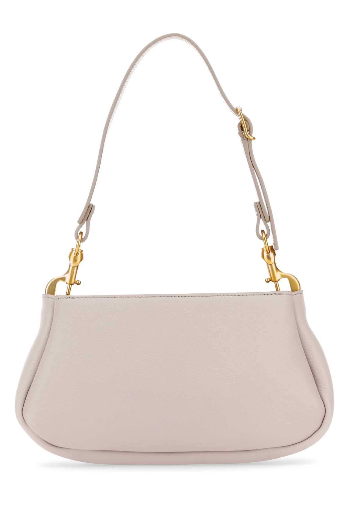 Chloe Women Light Pink Leather Small Marcie Clutch