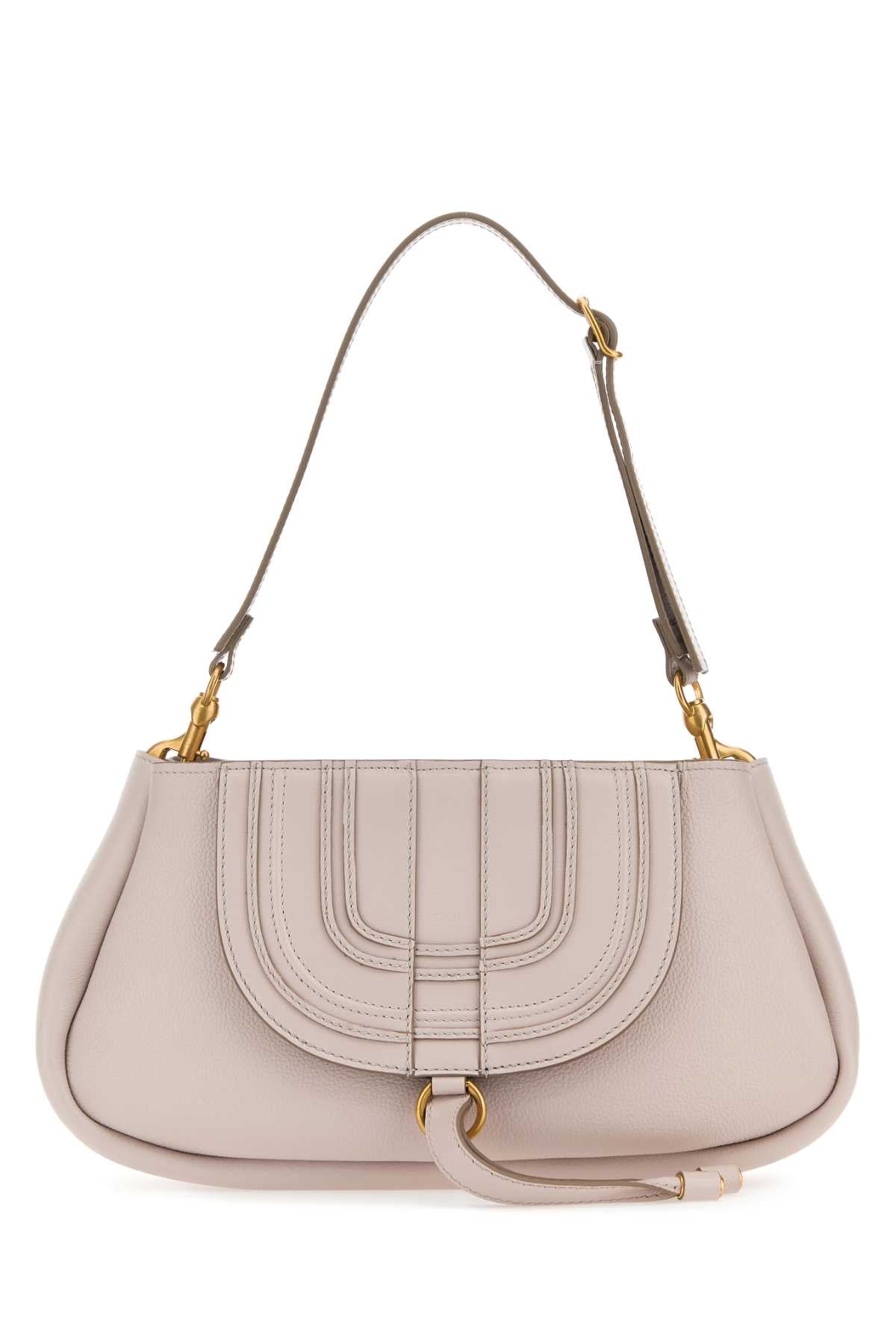 Chloe Women Light Pink Leather Marcie Clutch