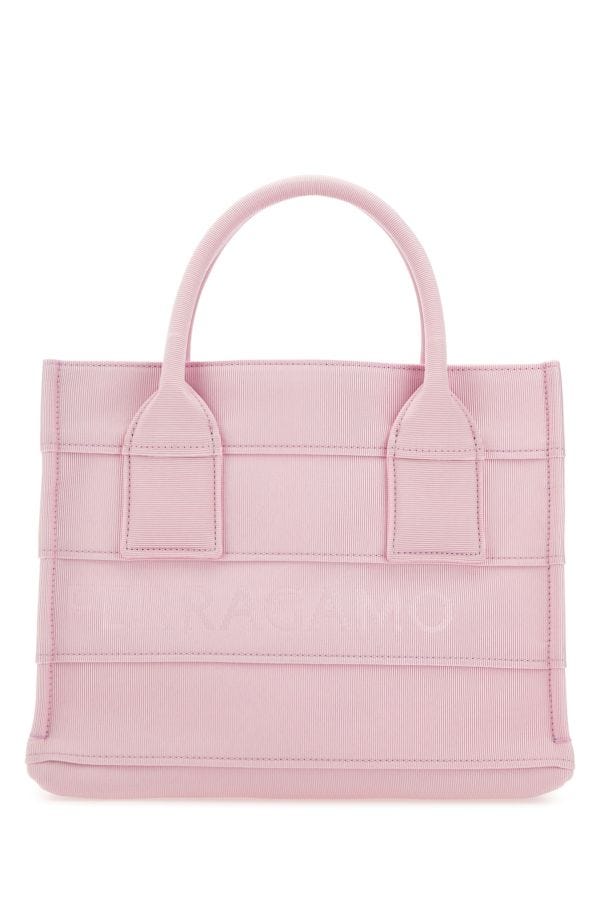 Salvatore Ferragamo Woman Pink Fabric Beach S Handbag