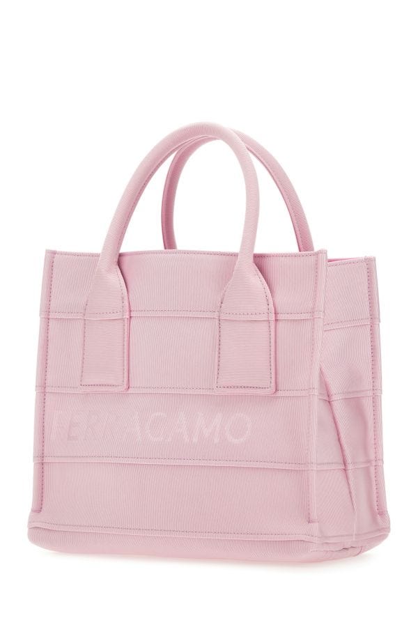 Salvatore Ferragamo Woman Pink Fabric Beach S Handbag
