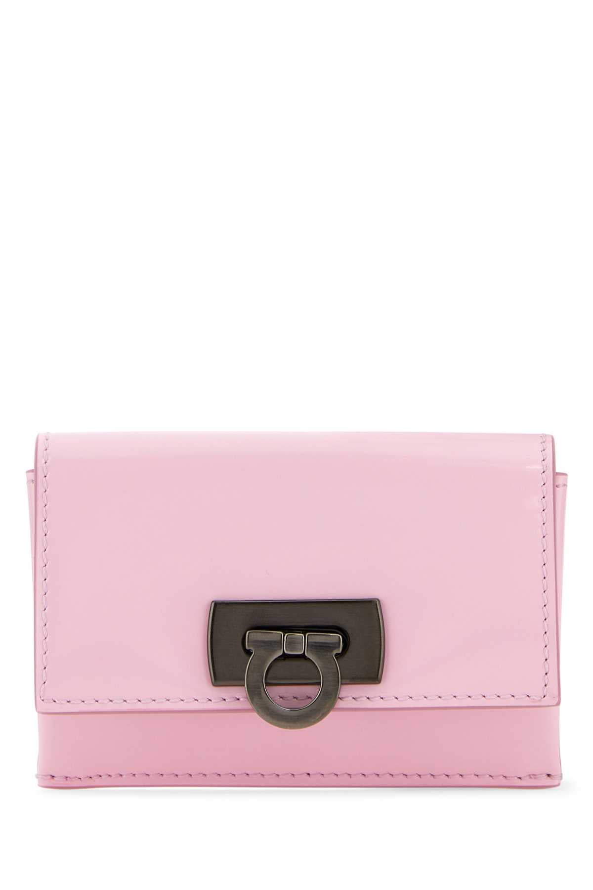 Salvatore Ferragamo Women Pink Leather Coin Purse