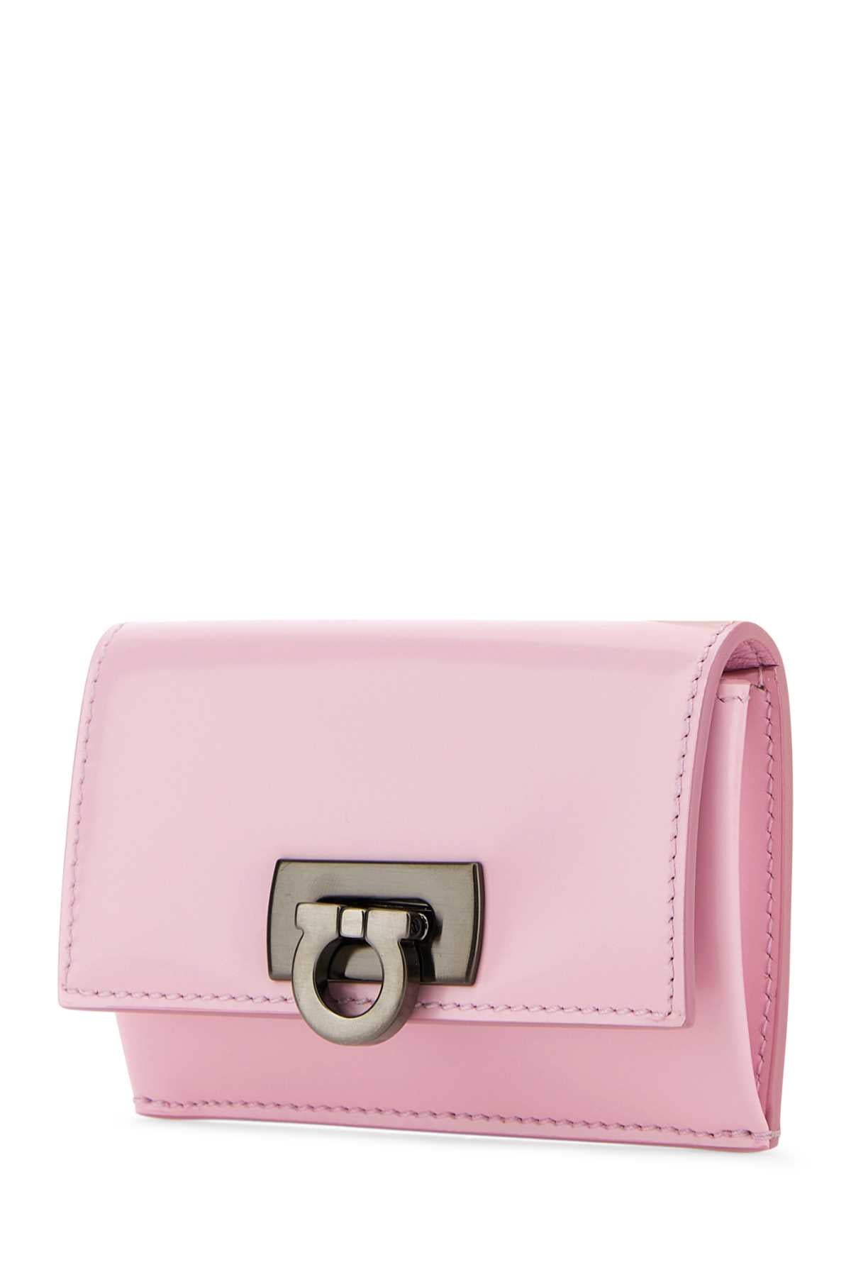 Salvatore Ferragamo Women Pink Leather Coin Purse